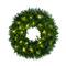 18in. Pre-Lit Artificial Boxwood Wreath with 25 Warm White LED Lights